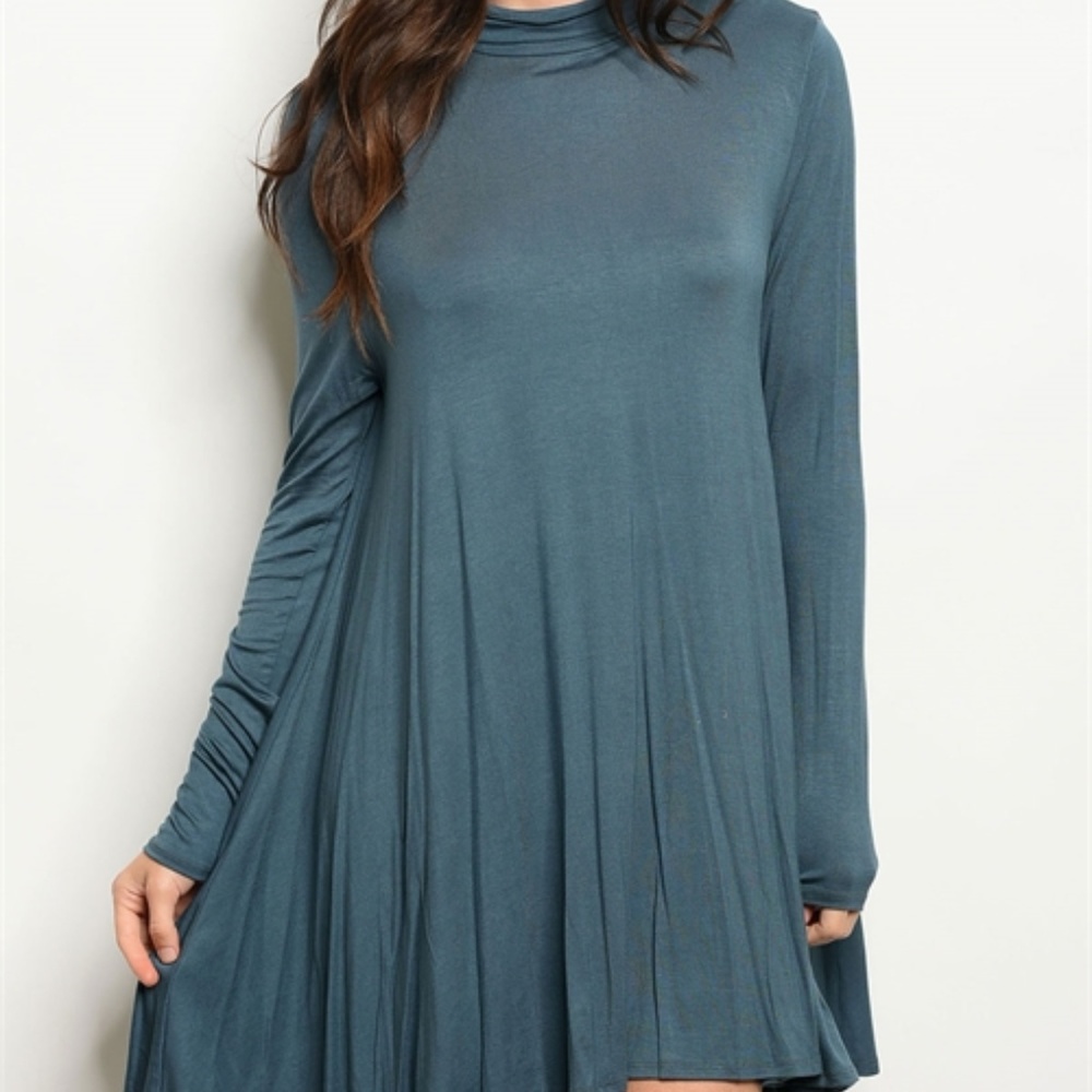 Indigo Long Sleeve Dress